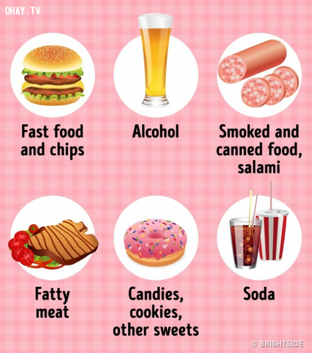 tránh những đồ ăn này trong chế độ ăn kiêng dash
